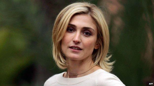 French actress Julie Gayet - file pic