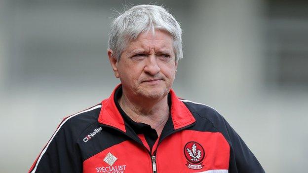 Derry manager Brian McIver