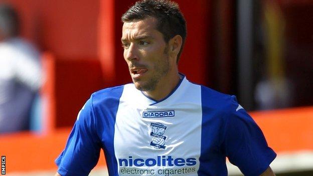 Birmingham City midfielder Darren Ambrose