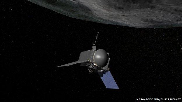 Osiris Rex, artist's impression