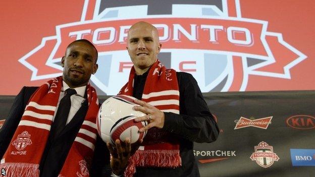 Jermain Defoe and Michael Bradley