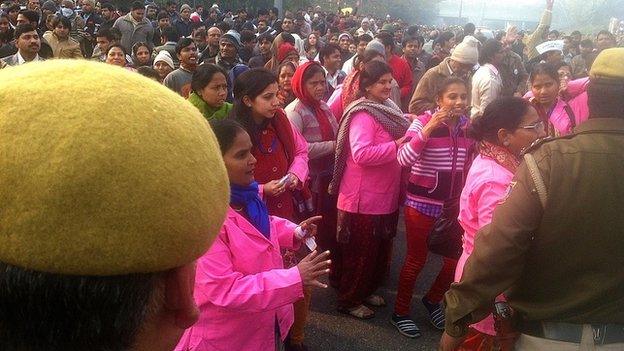 Crowds at Arvind Kejriwal's Janata Durbar