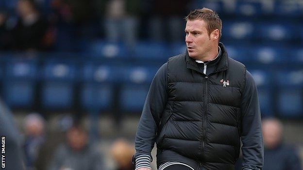 Bury manager David Flitcroft