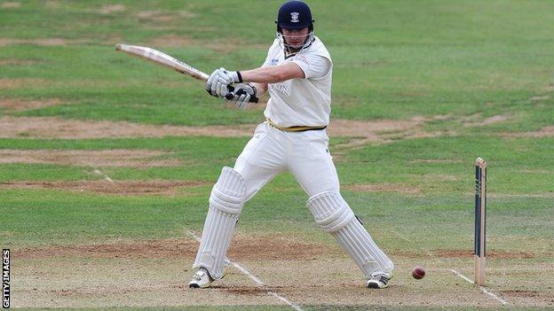 Durham opening batsman Mark Stoneman