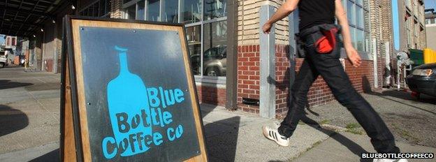 BLue Bottle Coffee Co sign