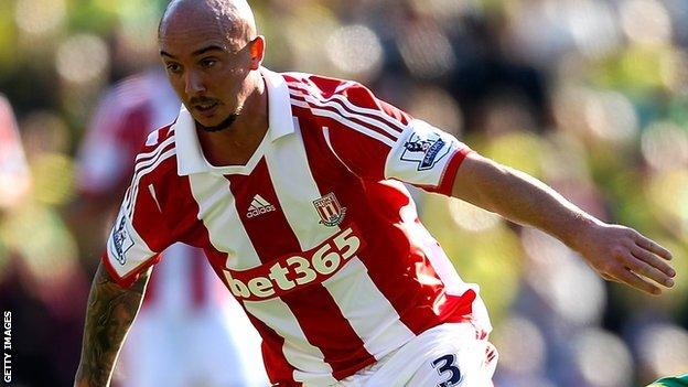 Stoke midfielder Stephen Ireland