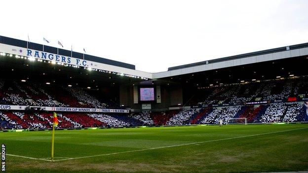 Ibrox Stadium, home of Rangers