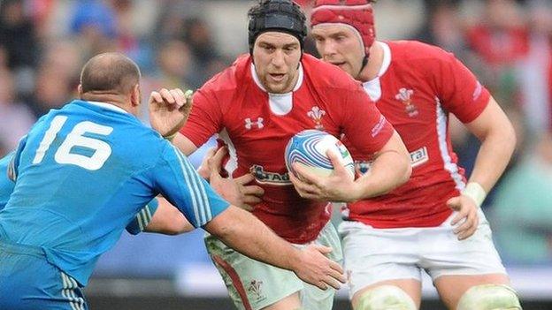 Wales' Ryan Jones