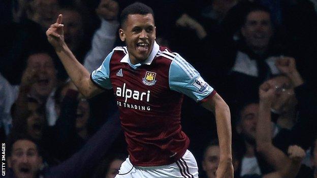 West Ham midfielder Ravel Morrison