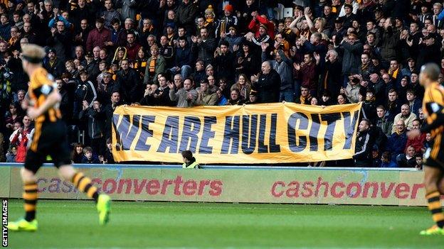 Hull City supporters