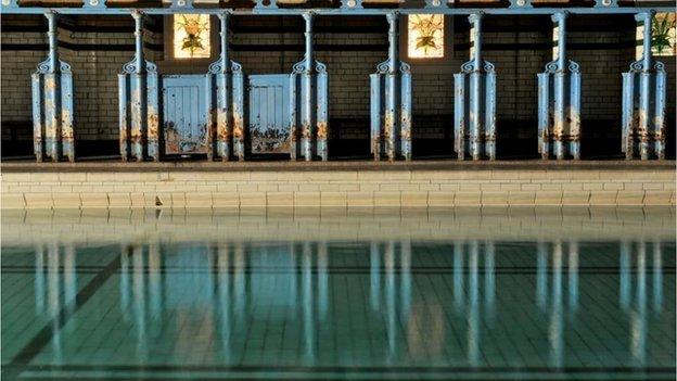 The pool at the Victoria Baths in Manchester