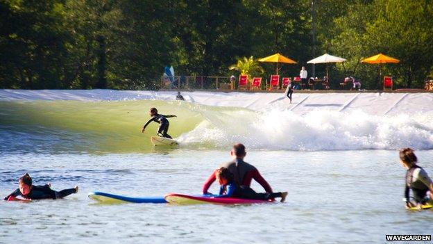 The Wavegarden facility in northern Spain