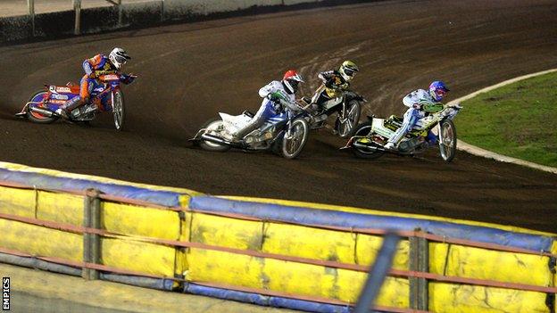 Speedway at Ipswich's Foxhall Stadium