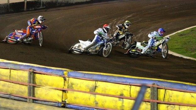 Speedway at Ipswich's Foxhall Stadium