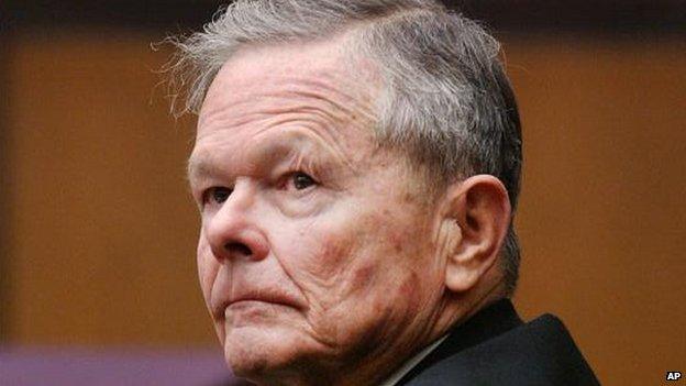 US paedophile priest John Geoghan - in court in 2002