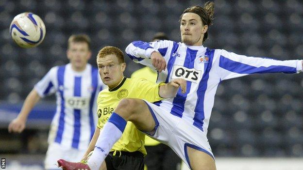 Jackson Irvine has played in 18 games since joining in Kilmarnock