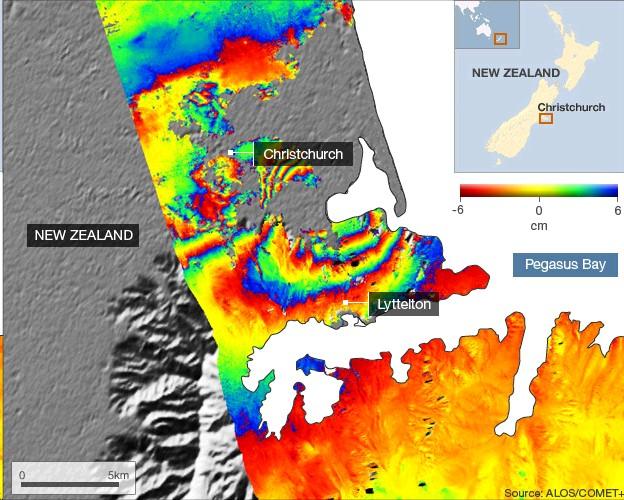 InSar fringes