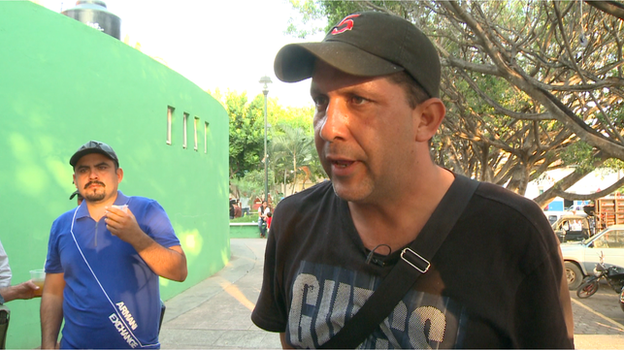 Comandante Cinco, a self-defence leader in the small village of Paracuaro (January 2014)