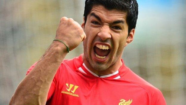 Liverpool striker Luis Suarez