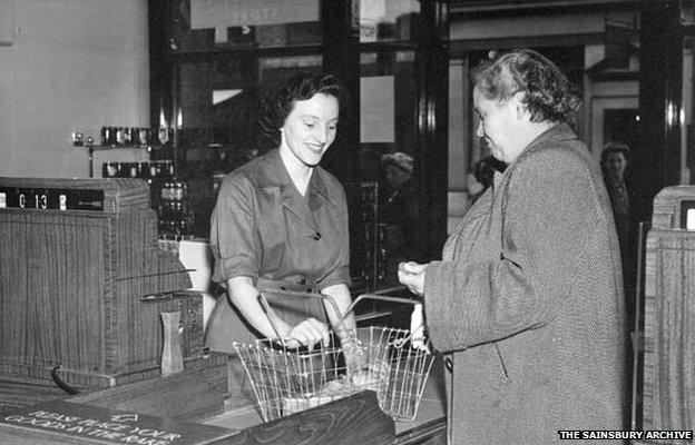 The first Sainsbury's store at Croydon. Picture courtesy of The Sainsbury Archive, Museum of London Docklands