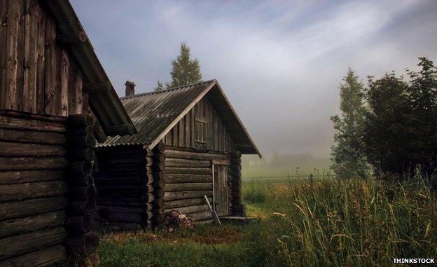 A cottage in Russia