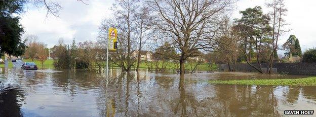 Flooding in Copthorne