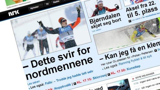 Andrew Musgrave on NRK website