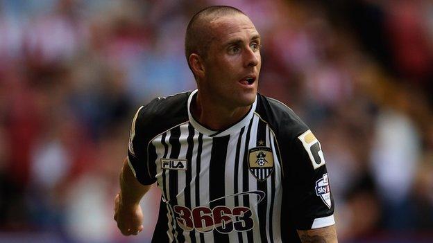 Notts County midfielder Mark Fotheringham