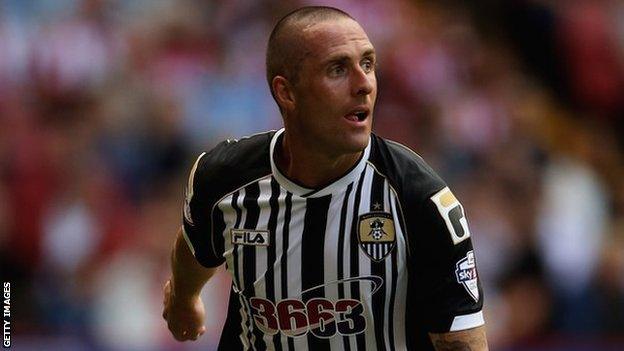 Notts County midfielder Mark Fotheringham