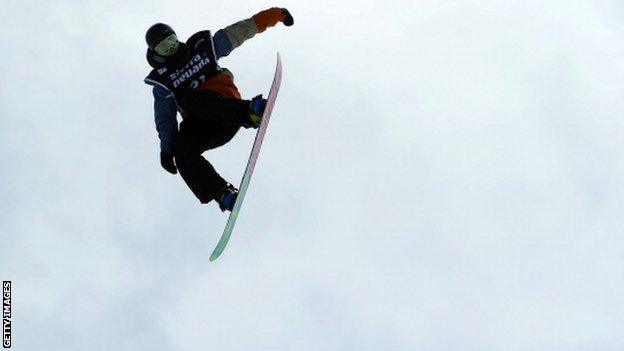 British slopestyle snowboarder Billy Morgan