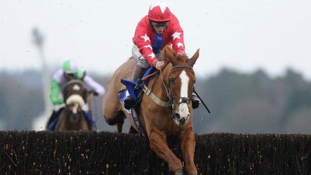 Jamie Moore on Sire De Grugy