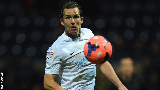 Preston striker Kevin Davies