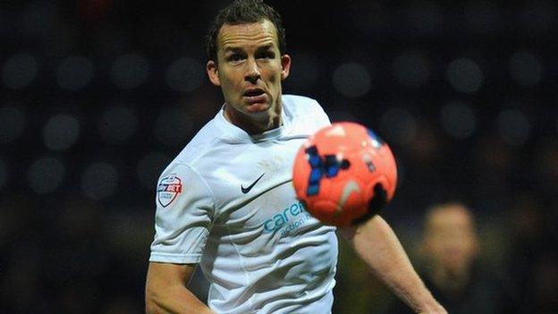 Preston striker Kevin Davies