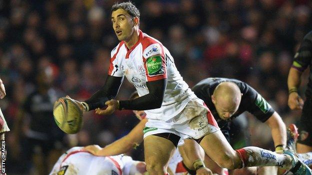 Ruan Pienaar scored all Ulster's 22 points at Welford Road