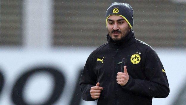 Dortmund's Ilkay Gundogan