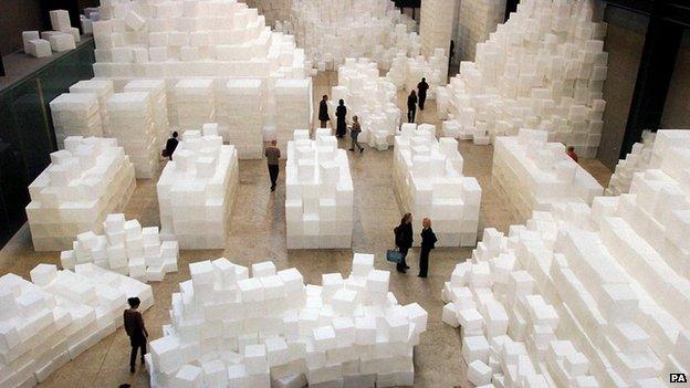 Rachel Whiteread's Turbine Hall installation