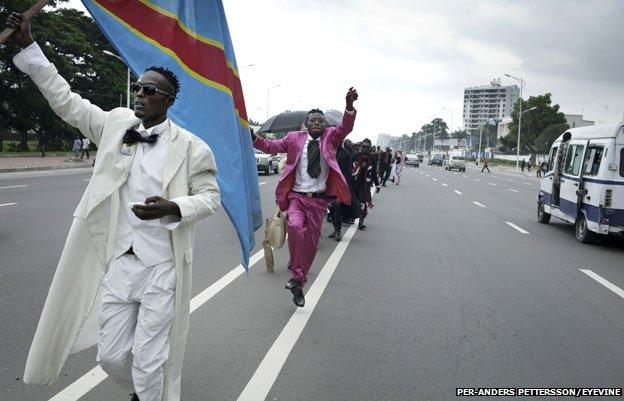 Sapeurs in Kinshasa 2012