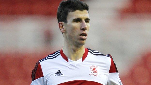 Middlesbrough defender Daniel Ayala