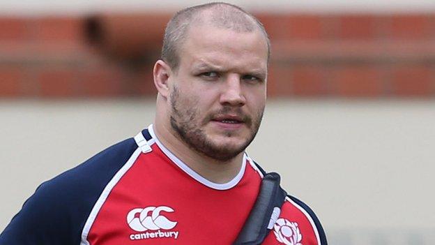 Worcester and Scotland prop Euan Murray