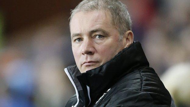 Rangers manager Ally McCoist