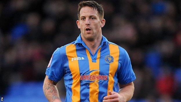 Shrewsbury Town centre-half Darren Jones