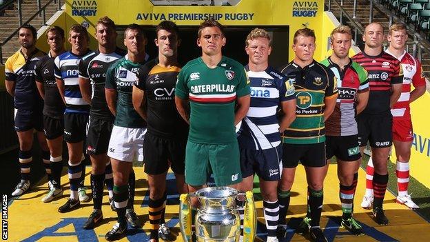 Leicester Tigers captain Toby Flood at the 2013/14 Premiership launch