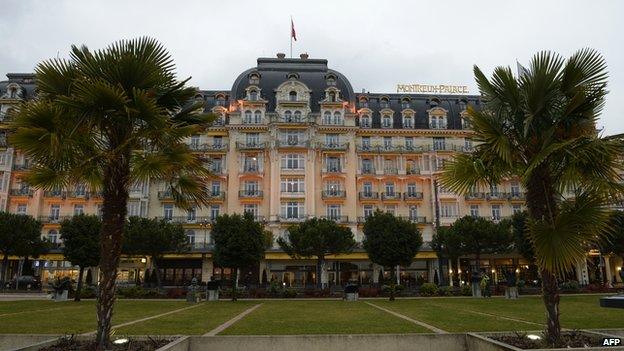 The Montreux-Palace hotel