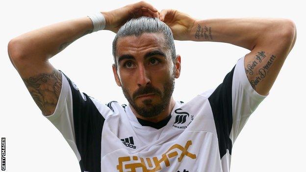 Swansea City player Chico Flores