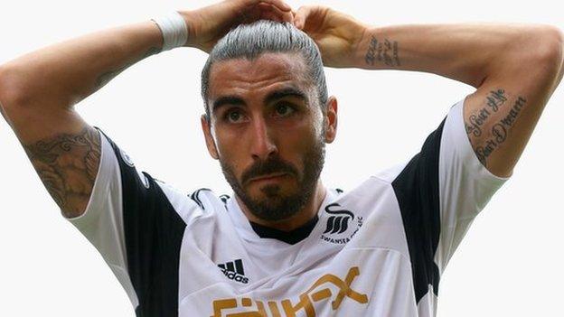 Swansea City player Chico Flores