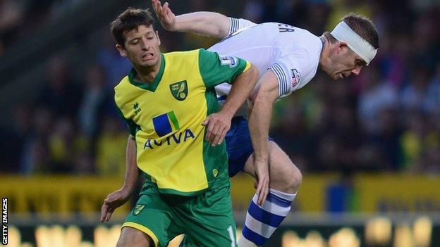 Norwich midfielder Wes Hoolahan