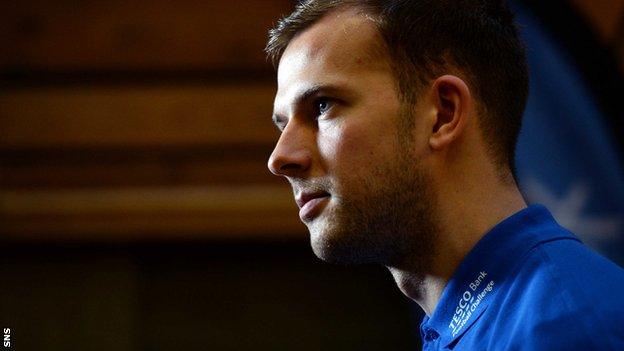 Blackburn and Scotland striker Jordan Rhodes