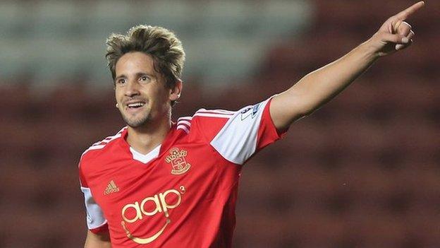 Southampton winger Gaston Ramirez