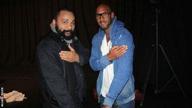 Dieudonne and Nicolas Anelka