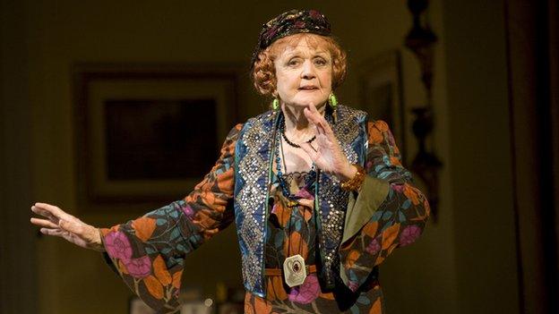 Angela Lansbury as Madame Arcati in Blithe Spirit on Broadway in 2009